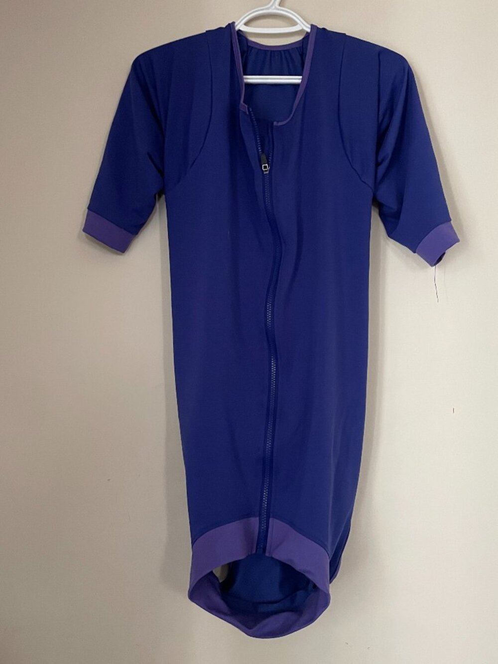 Dog Recovery Suit – Blue & Purple Full Body